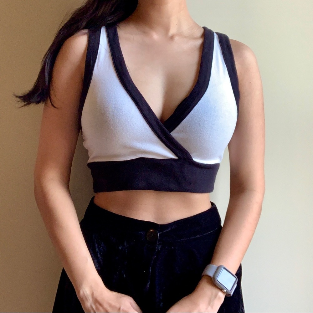 Forever 21 Black and White Top